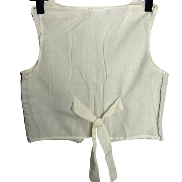 Vintage Basic Edition Kids 5/6 Teddy Bear Tapestry Vest Cottagecore Grannycore‎ - Picture 5 of 5